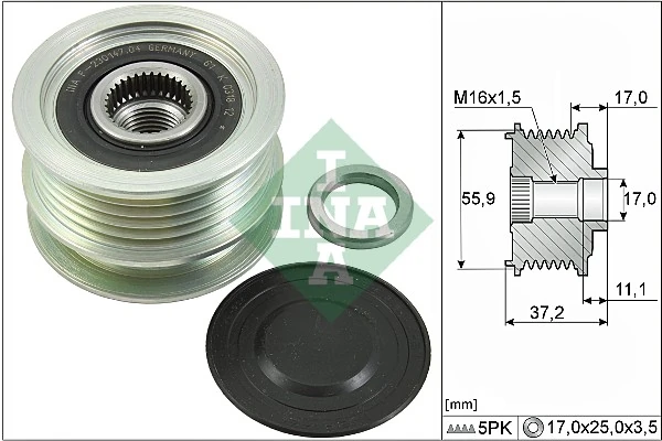 Alternator Freewheel Clutch
